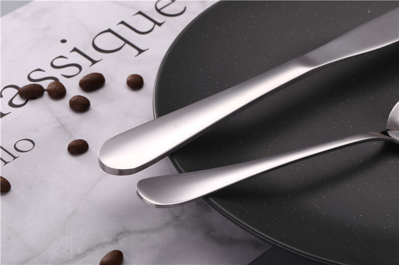 Stainless Steel Cutlery Set with Fork and Spoon - Western Style Kitchen Utensils