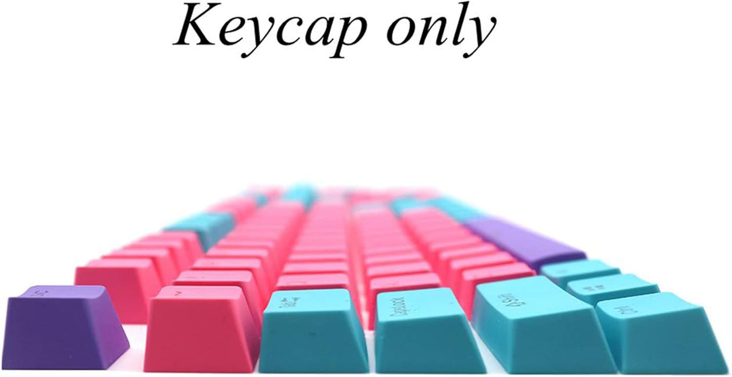 61 PBT Game keycap, 60% Backlight with Key Puller OEM Configuration American Layout, 87/104 Mechanical Keyboard (no Keyboard) (Ahris)