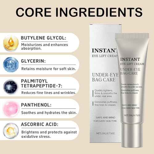 Perfection Eye Tightener, Perfection Primer Tightener, Instant Under Eye Tightener ? Ultimate Lift & Smooth Finish, With brush