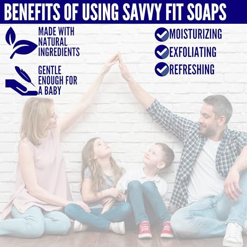 Plant- Based Soaps (Pack of 12) - Made for Families with Gentle Ingredients - Cruelty-Free - Active Essential Oils - Gift Pack