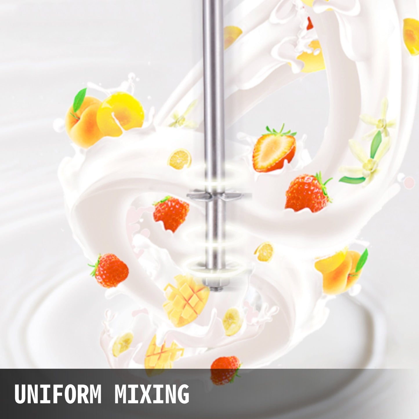 Stainless Steel Electric Milkshake Maker Kit - 180W, 2-Speed, 800ml Capacity
