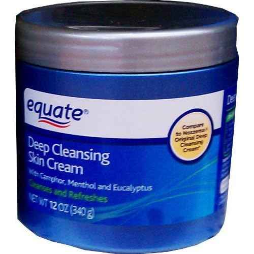 Deep Cleansing Skin Cream by Equate 12oz Compare to Noxzema Original Deep Cleansing Cream