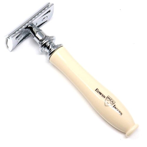 Edwin Jagger Chatsworth Traditional Safety Razor (Ivory)