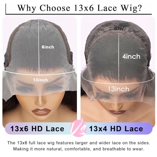 13X6 16inch 230%Density Natural Black Bob Wig Human Hair, Body Wave Wig Human Hair, Short Bob Lace Front Wigs Human Hair, Bob Wigs For Black Women, Pre Plucked With Baby Hair HD Transparent Lace