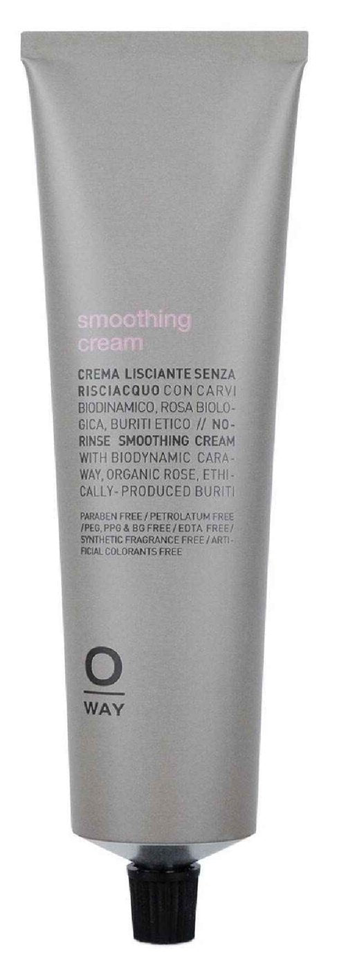 0way SMOOTHING CREAM, Made in Italy - Biodynamic For Smooth Creme, Create Frizz-free, Velvety Soft Hair (5 oz)