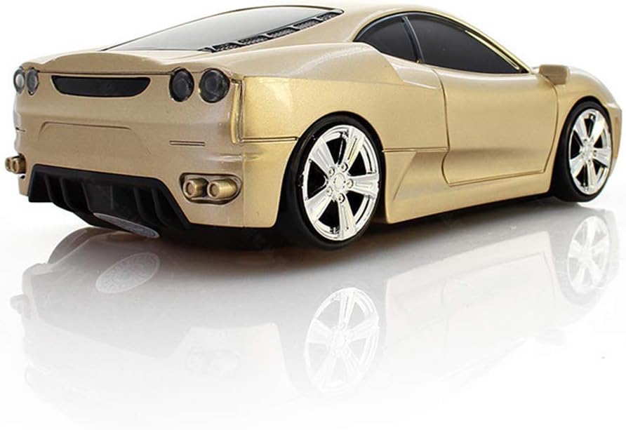 2.4Ghz Wireless Car Shape Mouse 3D Optical Gaming Mice USB Mini Receiver for PC Laptop Computer