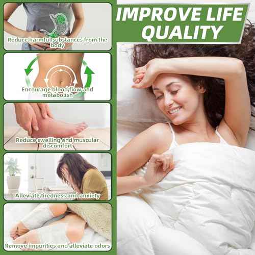 Foot Pads(20 PCS),Deep Cleansing Foot Patches with Bamboo Vinegar and Ginger Powder, Relieve Stress, Improve Sleep and Relaxation