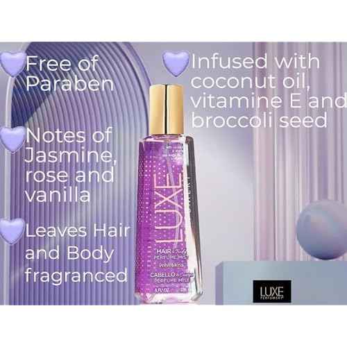 Luxe Perfumery Hair and Body Perfume Mist, Velvet Kiss, 236 ml (Pack of 1)
