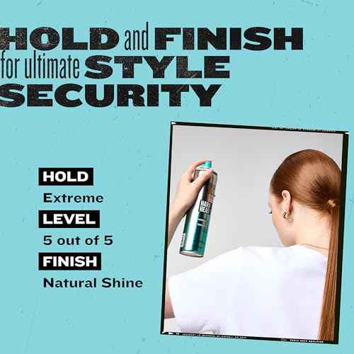 TIGI Bed Head Hard Head Hair Spray ? Extra Strong Hold for All Day Style and All Hair Types, 11.7 oz