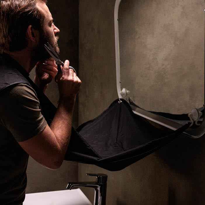 Man Crates, Beard Wrangler Mini Crate - Includes Beard Shampoo, Beard Balm, Grooming Oil, Beard Comb, Brush, & Scissors - Unique Gift for Men