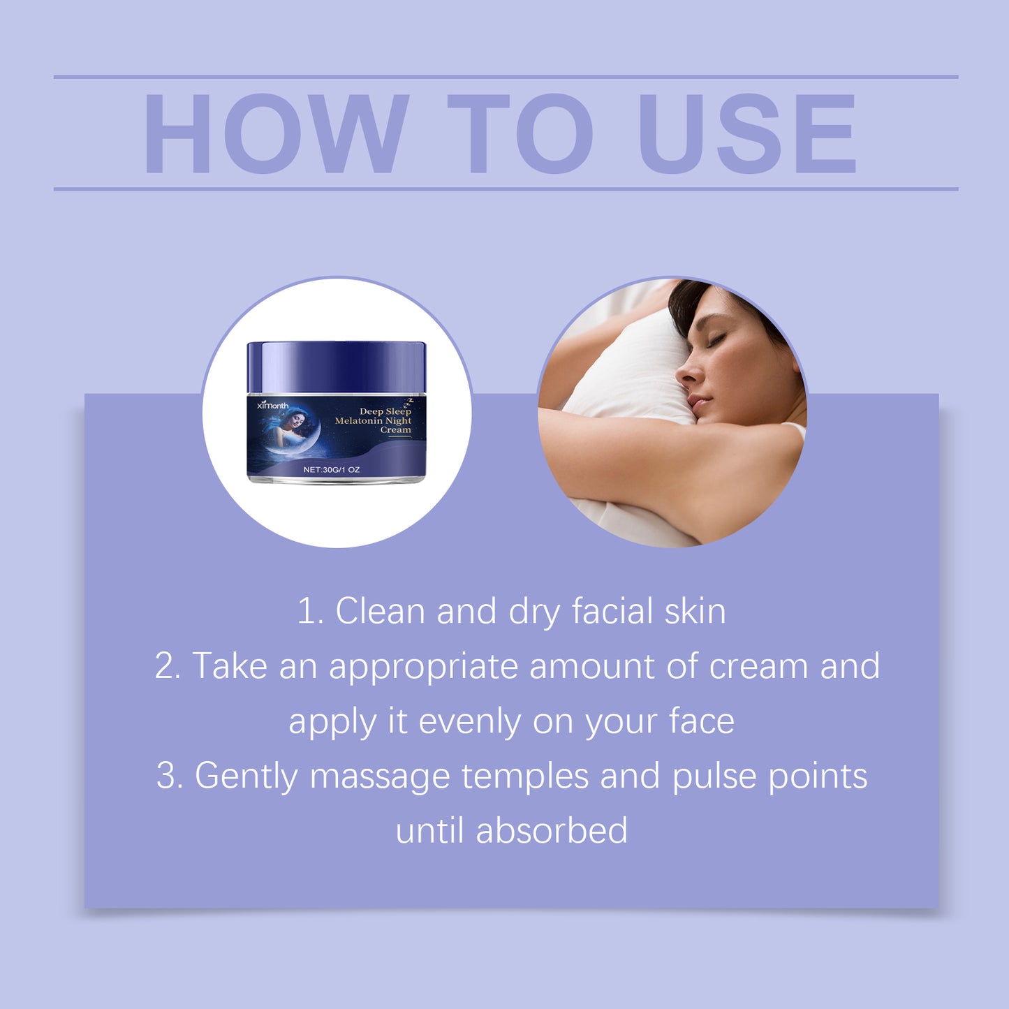 Soothing Night Cream with Lavender & Chamomile - Relaxing Sleep Aid