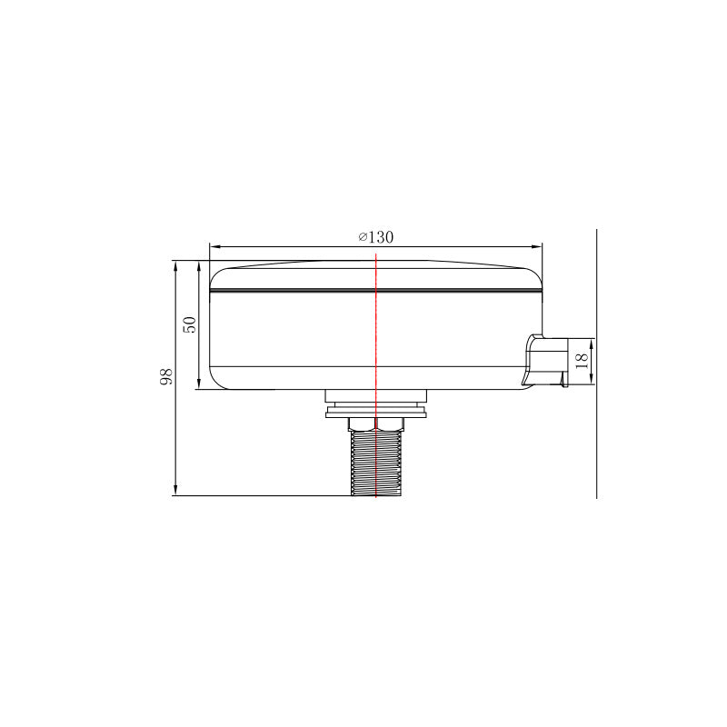High Pressure Automatic Flushing Toilet Tank Valve - Silver