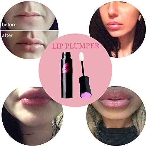 Lip Plumper Device+Lip Plumper Gloss Set,Fish Shape Lip Plumping Tool Kit,Lip Enhancer Chemical Way+Physical Way Natural Pout Mouth Tool Lip Care Serum Lip Balm Sexy Big Lip Moisturizing Lip Plumping