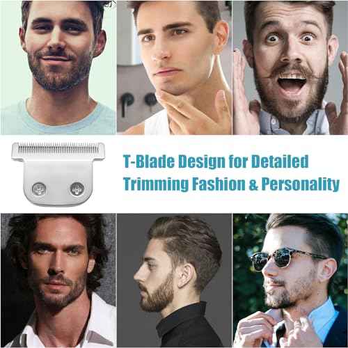 T-Blade Detachable Replacement blades Compatible with Wahl Trimmers 9864/9864SS/9686/9818A/9854L/9876L/9854 /WSS3L/SS2L etc. (1 Pack)