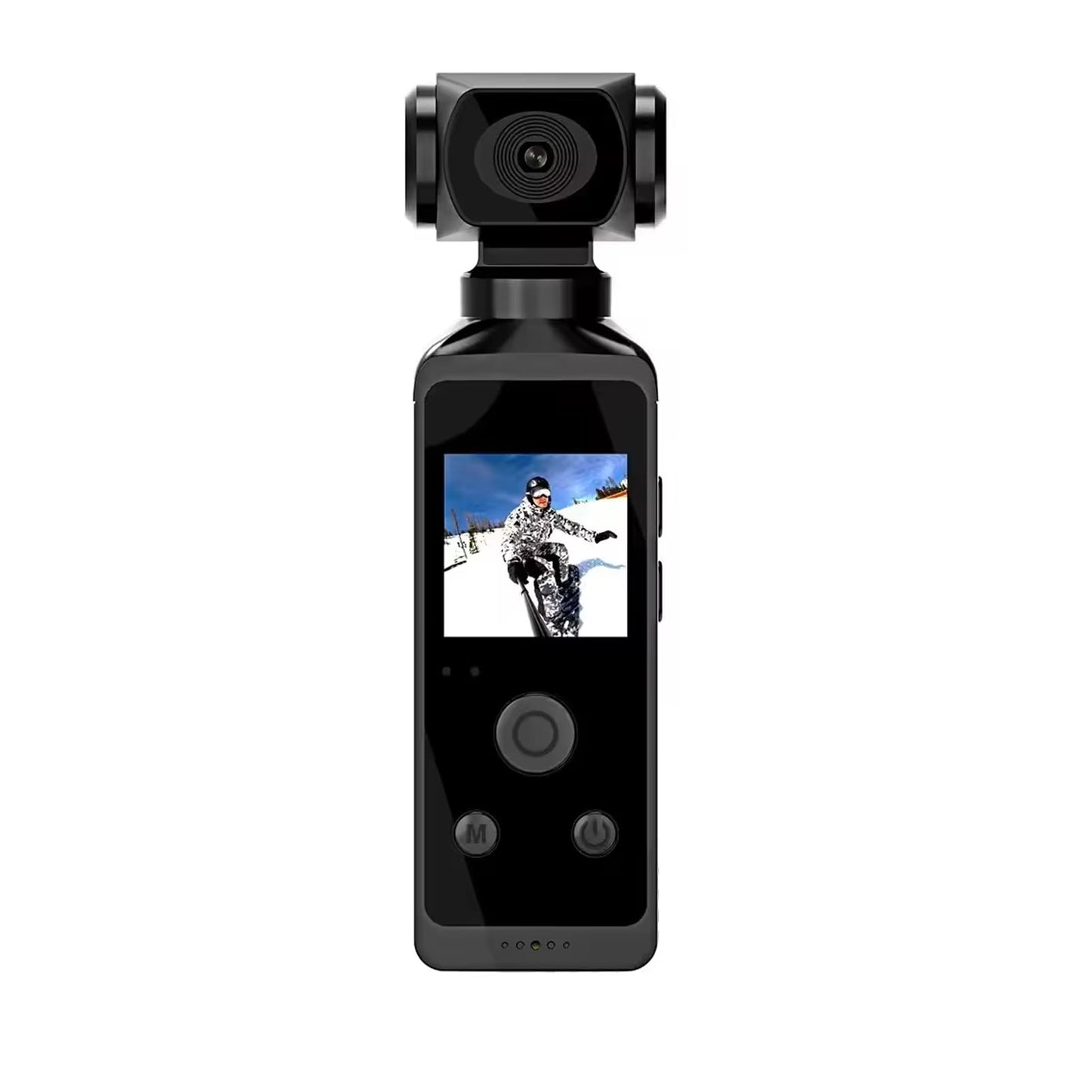 4K Action Camera with 270° Rotatable Anti-Shake & 30m - HD Underwater Video Cam with Mic for Diving Riding Outdoor Sports, Portable