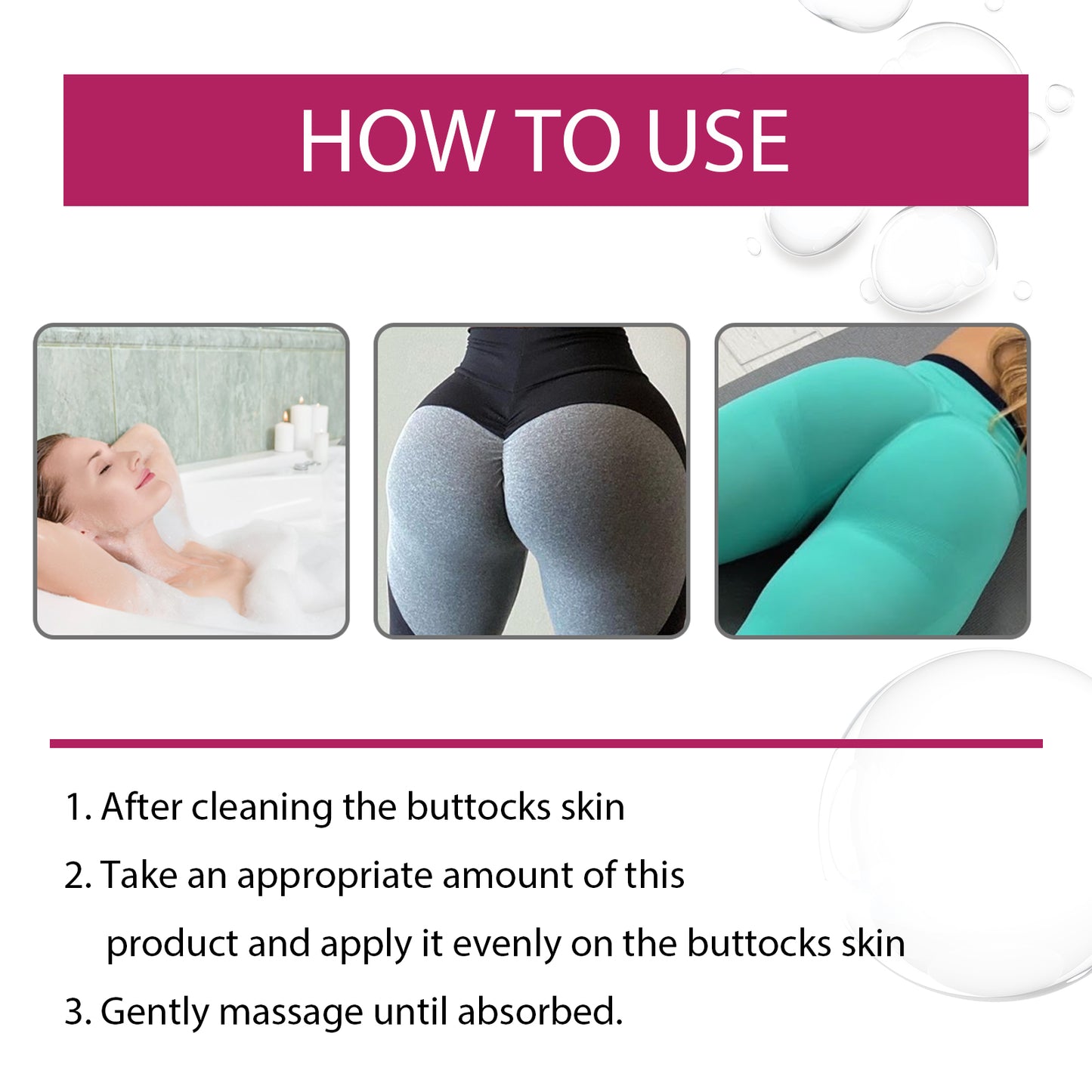 Buttock Firming & Enhancement Cream - Natural Hip Lifting Body Care