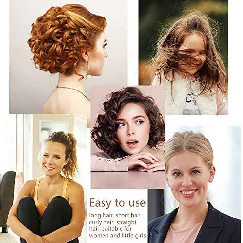 TCOTBE Women's Fluffy Princess Styling Volume Hair Pads(4) and Bump Up Combs(2) Inserts - 6 Pcs Set for DIY Hairstyles