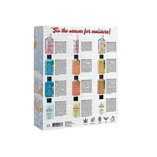 Hempz Twelve Days of Hydration Skin Care Gift Set (12-pack) - Holiday Limited Edition