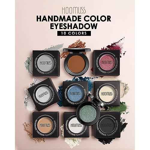 Gold Eyeshadow Single Handmade Pressed Eyeshadow Palette Long Lasting With No Creasing, Intense Color Pigmented Gold Eye Shadow-1Gold