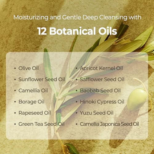 AVCA Blackhead Remover Cleansing Oil 10.14 fl.oz.(300ml) - Makeup & Blackhead Remover, PHA Gentle Exfoliator, Lightweight Pore Cleanser, Korean Skincare for Normal & Oily Skin