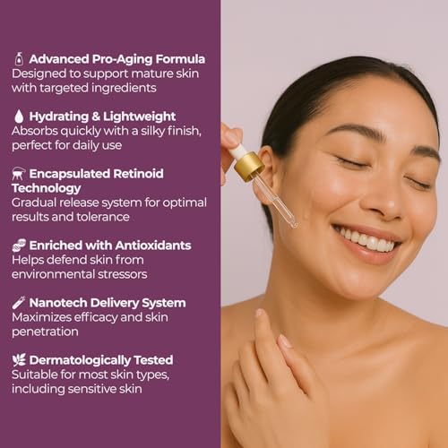 Sesderma RETISIL Intensive Pro-Aging Serum | Ageless Beauty System | Wrinkles | Silky Smooth Skin, 1.0 fl oz