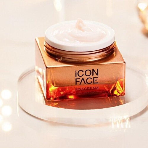 ICON FACE EXO CREAM SKIN PERFECTION WITH STEM CELLS AND SALMON OVUM EXTRACT, ANTI AGING CREAM, WRINKLE Reduce Wrinkle, Dark Circle, Dry Skins, Multi Nutrients, Vitamin B3, B5, C-50 ml
