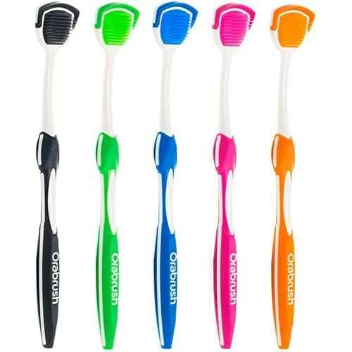 Dentek Orabrush Tongue Cleaner (Colors May Vary) Pack of 2