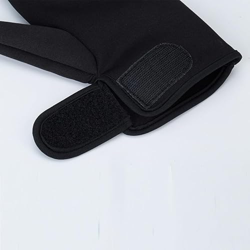 3 Finger Barber Glove Heat Resistant Gloves for Hair Styling 1 Pcs Curling Wand Glove Reusable Hair Dye Glove(black,M)