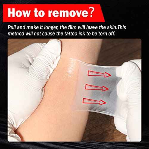 AZEN Tattoo Aftercare Bandage, 6"x 8 Yard, Waterproof Second Skin Cover up Tape, Healing Wrap, Tattoo Supplies