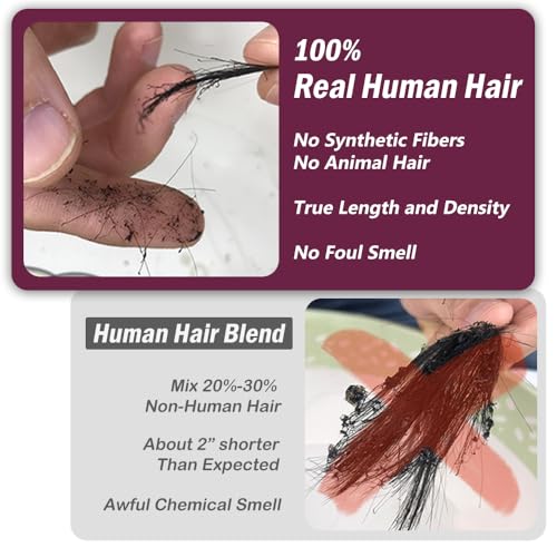 KRN Clip in, 135g 8 pcs Full And Thick Body Wave Hair Extensions Clip ins for Black Women 12A Natural Black Real Hair Extensions Clips in Human Hair with 20 Clips Easy to Wear 24 Inch