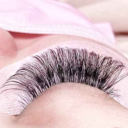 VEYES INC Classic Volume Lash Extensions 0.03-0.20 J/B/L/C/CC/D/DD Curl 5-25mm Mixed & Single Length Tray, Premium Silk Eyelashes, Professional Supplies for Lash Techs(Matte Black 0.15 D 8-16mm)