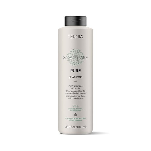 Lakmé Teknia Scalp Care Pure Purifying Shampoo, Shampoo for Oily Scalp, 33.8 Fl Oz