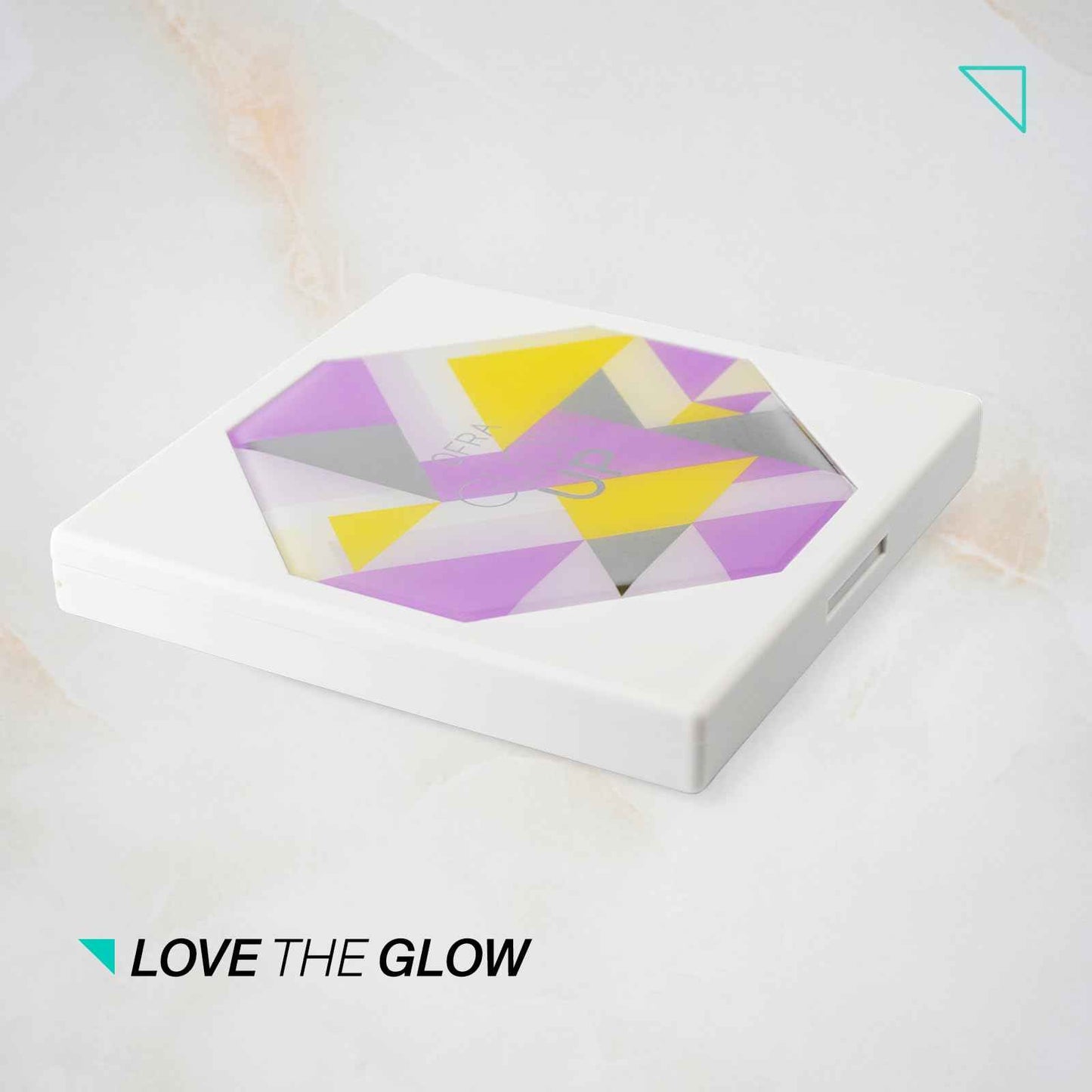 Highlighter Palette Face Makeup | Glow Up - 8 Shades in 4 Pans | Pearl Shimmer Liquid-To-Baked Powder Highlighter | Refillable Pan & Integrated Mirror | Cruelty-Free Beauty Essential |