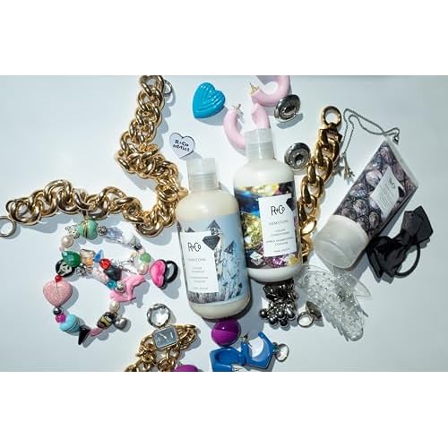 R+Co JEWELRY BOX Kit ? Color-Protecting Hair Set | Includes GEMSTONE Color Shampoo (8.5 oz), Conditioner (8.5 oz) & Ultra Shine Glossing Treatment (5 oz) | Vegan, Sulfate-Free | Limited Edition