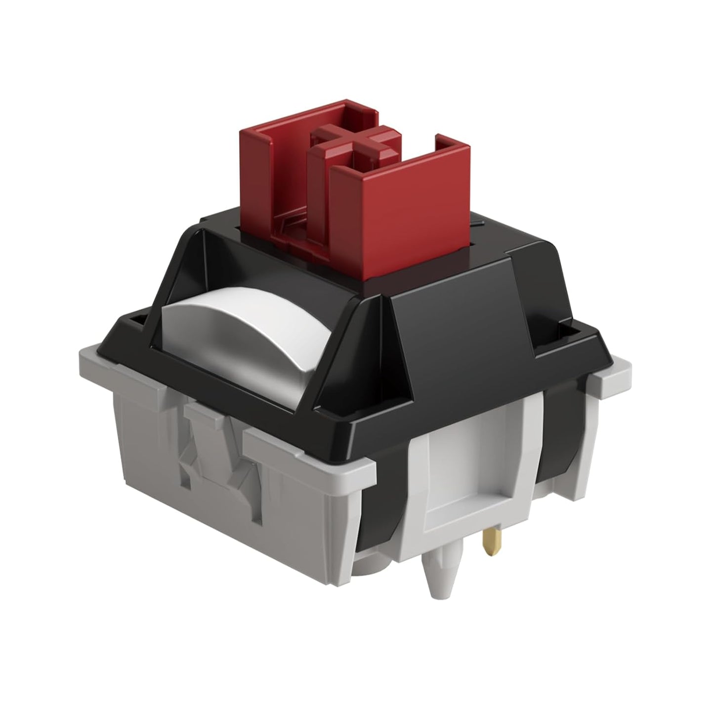 Akko V3 Crystal Pro Keyboard Switch with Dustproof Stem for Mechanical Gaming Keyboard, 43gf Actuation Force Key Pre-Lubed Switches (45pcs)