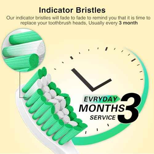 Aoremon Replacement Toothbrush Heads for Philips Sonicare E-Series Essence HX7022/66 and other Screw-on Electric Toothbrush Model, 6 Pack