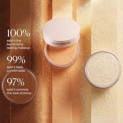 Laura Mercier Translucent Loose Talc-Free Setting Powder Ultra-Blur: Hyaluronic Acid Infused, Natural & Blurring Finish, Long Lasting, 4 Shades, Holiday Gift Set