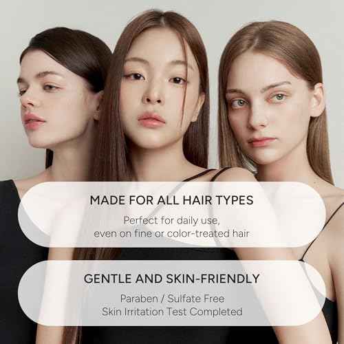 Perfumed Hair Oil & Serum 2-in-1 ? Korean Essence Oil for Frizzy, Dry, Damaged Hair & Glass Hair Shine ? Argan Oil & Amino Acids ? Sulfate & Paraben-Free ? Peach Floral Musk, 100ml / 3.38 fl oz