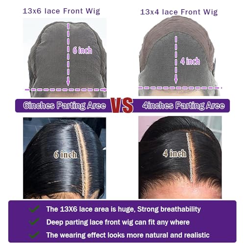 22 Inch Brown Wig Human Hair 200 Density 13x6 Transparent HD Straight Lace Front Wigs Human Hair Pre Plucked Colored Frontal Wigs Human Hair Chocolate Brown Wig Human Hair Wigs for Women