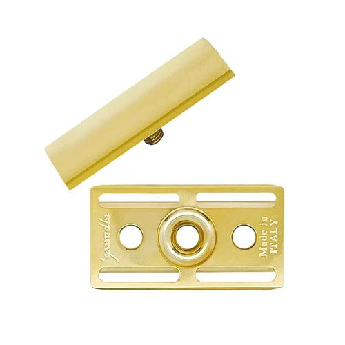 The Goodfellas’ Smile Valynor Double Edge Safety Razor – CNC Machined Brass Head & Brass/Aluminum Handle – 0.8mm Neutral Gap for Smooth, Close & Comfortable Shaves – Artisan Crafted in Italy
