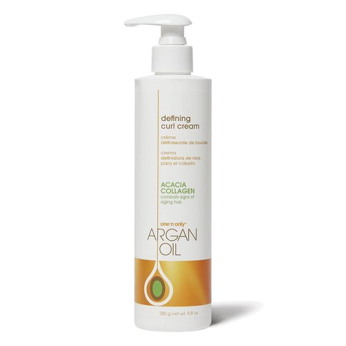 One 'n Only Defining Curl Cream with Argan Oil, Leave-in Conditioning Cream, Defines and Leaves Strong Curly Hair, Enhances Shine and Hydrates Without Sticky Residue, 9.8 Ounces (4 Pack)