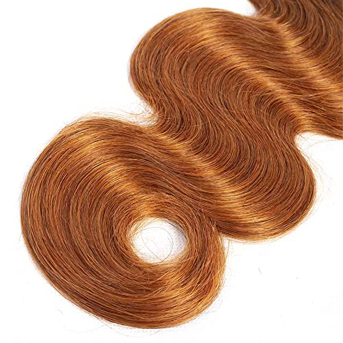 Color #30 Human Hair Bundles Ombre Body Wave Bundles 26 28 30 inch 1B/30 Human Hair Bundle Brown Body Wave Bundle