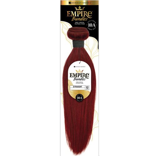 Sensationnel Human Hair Empire Bundles Weave - STRAIGHT 18" (Color:NATURAL, Pack of 2)