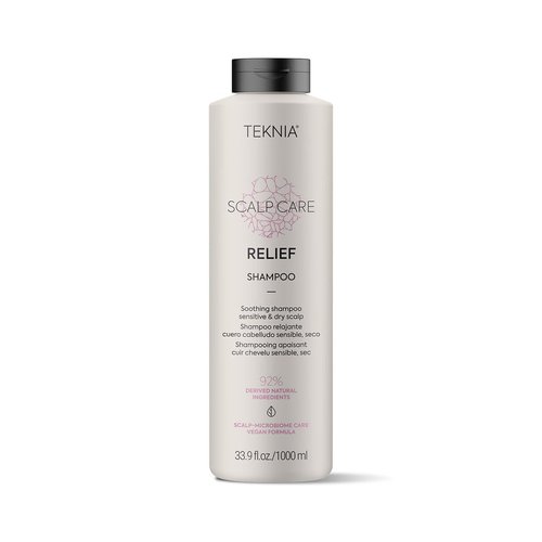 LAKMÉ Teknia Scalp Care Relief Soothing Shampoo, Dry Scalp Shampoo, 33.8 Fl Oz