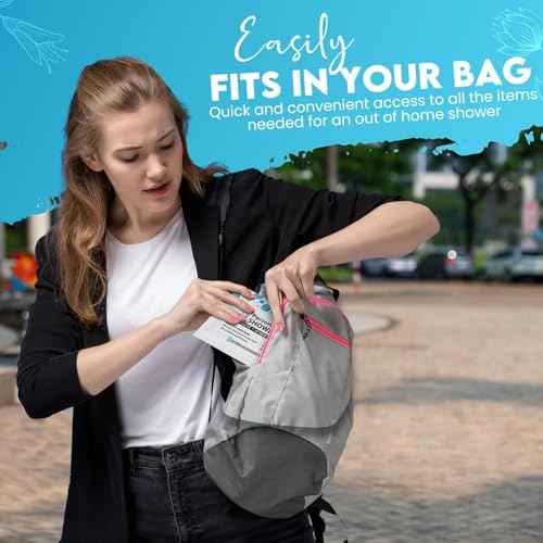 Compact Personal Shower Kit To-Go? Your Hygiene Companion for Travel, Gym, and Outdoor Adventures (100)
