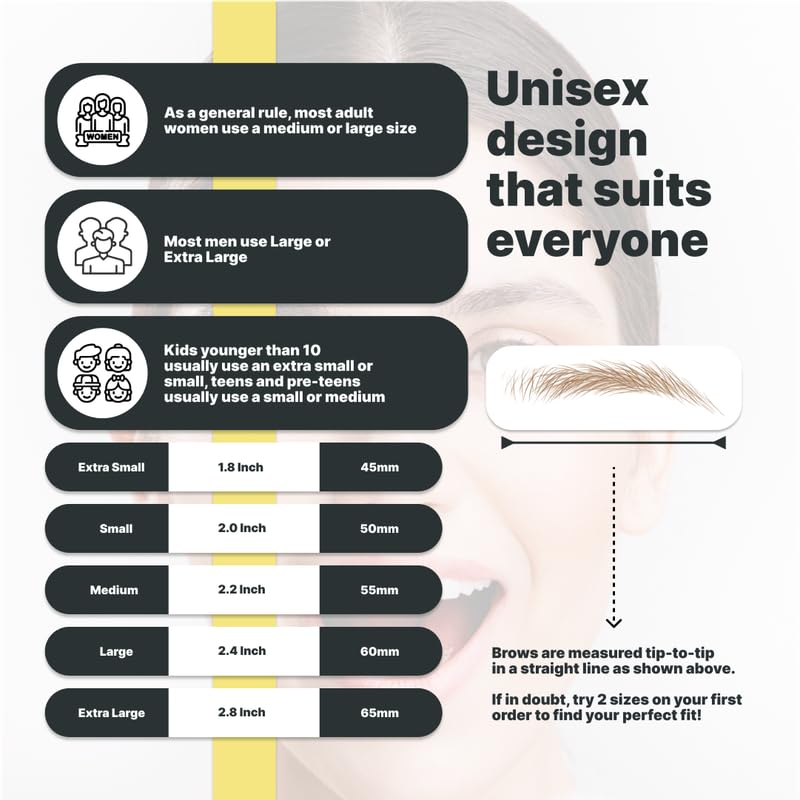 My Two Brows 100 Pairs Medium Brown Temporary Eyebrow Tattoos, Waterproof and Smudge-Proof Medium Everyday Style Realistic Eyebrow Sticker for Men & Women, Easy to Apply, Won't Work on Existing Brows