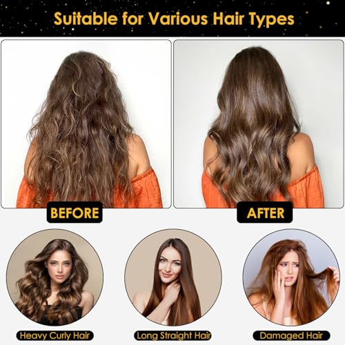 Hair Dryer Bonnet Attachment: Upgraded Extra Large Hooded Dryer Adjustable Hair Dryer Caps - Easy to Use for Natural Curly Textured Hair Care Styling Fast Drying - Black