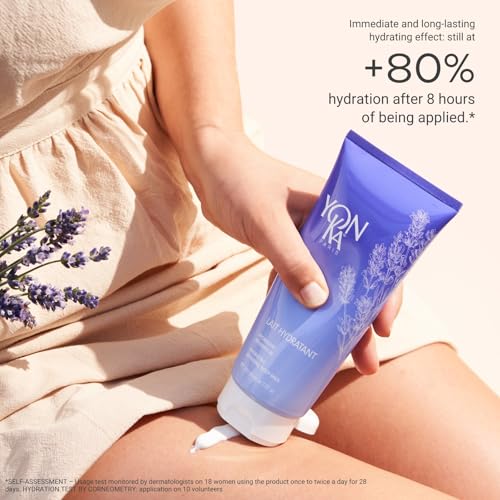 Yon-Ka Lait Hydratant Body Milk | Hydrating and Regenerating Body Lotion with Glycerin and Sweet Almond Oil | Nourish Dry Skin | 7.07 oz