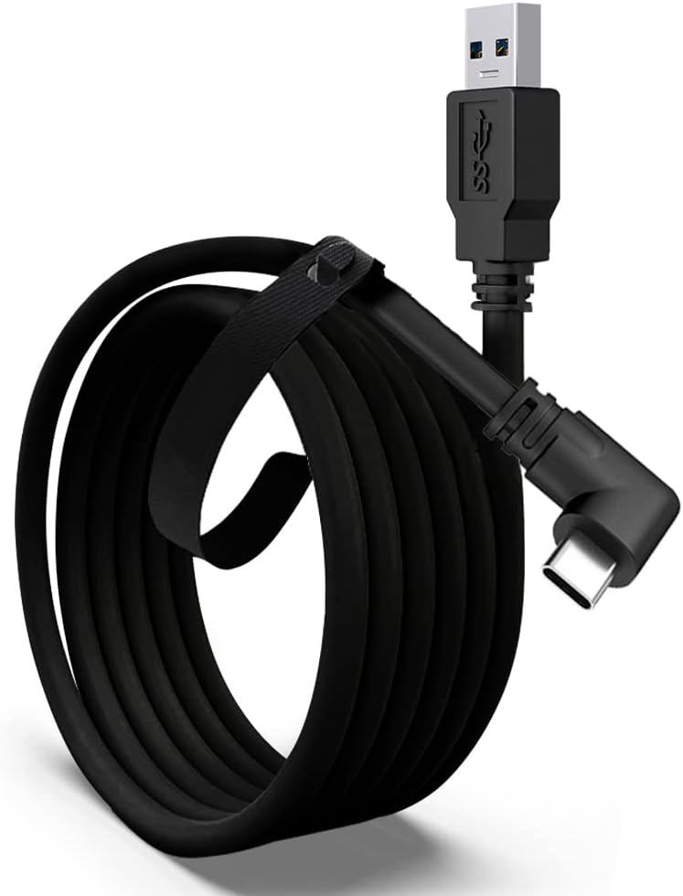 16FT Link Cable for Oculus Quest3/Quest 2, High Speed Data Transfer Charging Cable USB 3.0 to USB C Cable Charger for Oculus Quest 2 Accessories VR Headset Gaming to PC