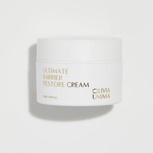 OLIVIAUMMA Ultimate Barrier Restore Cream Korean Skincare - Hydrating Face Moisturizer with Hyaluronic Acid - Anti-Wrinkle, Skin Barrier Repair & Moisture Locking For Dry & Sensitive Skin - 50g